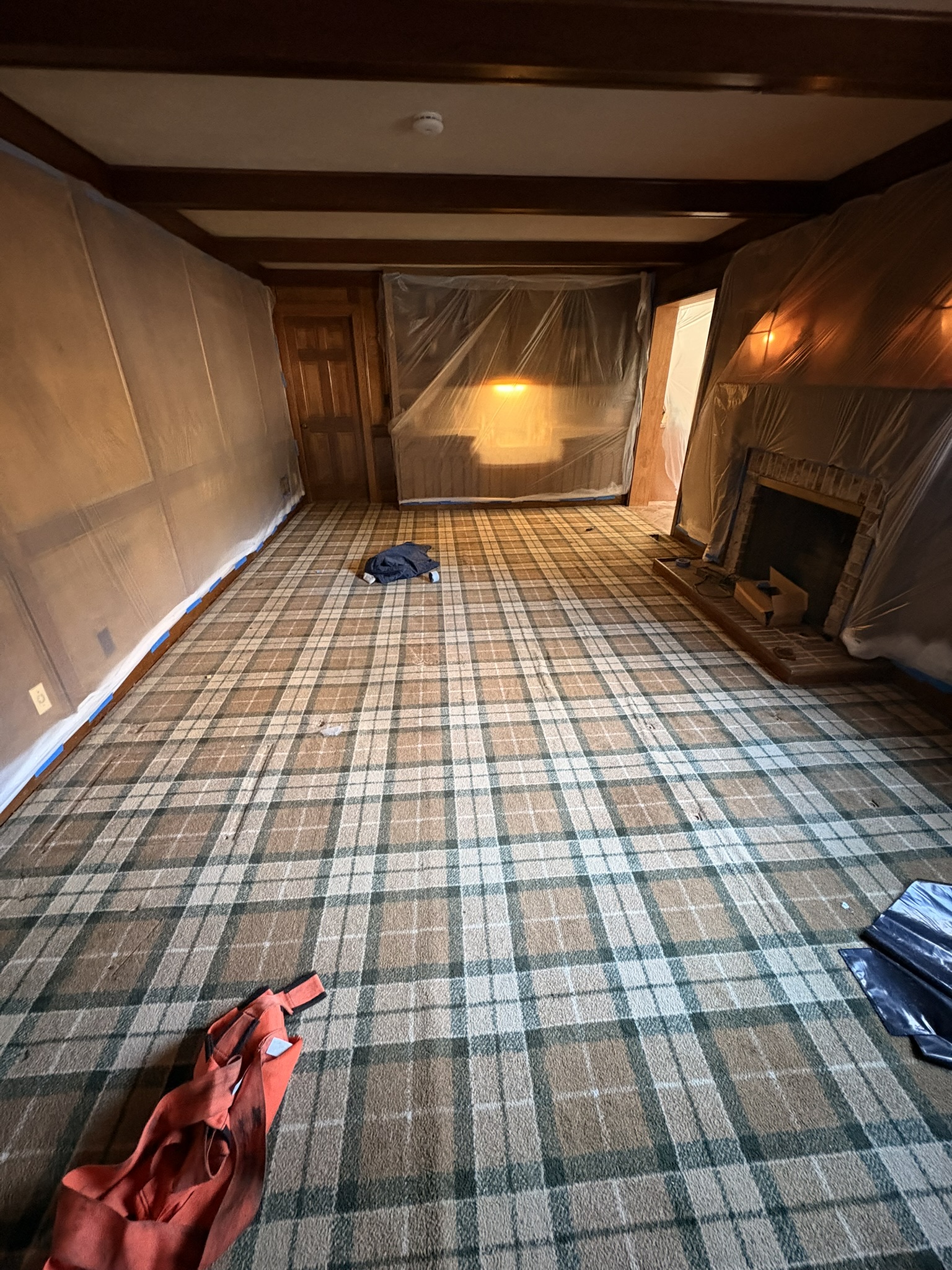 carpeted room