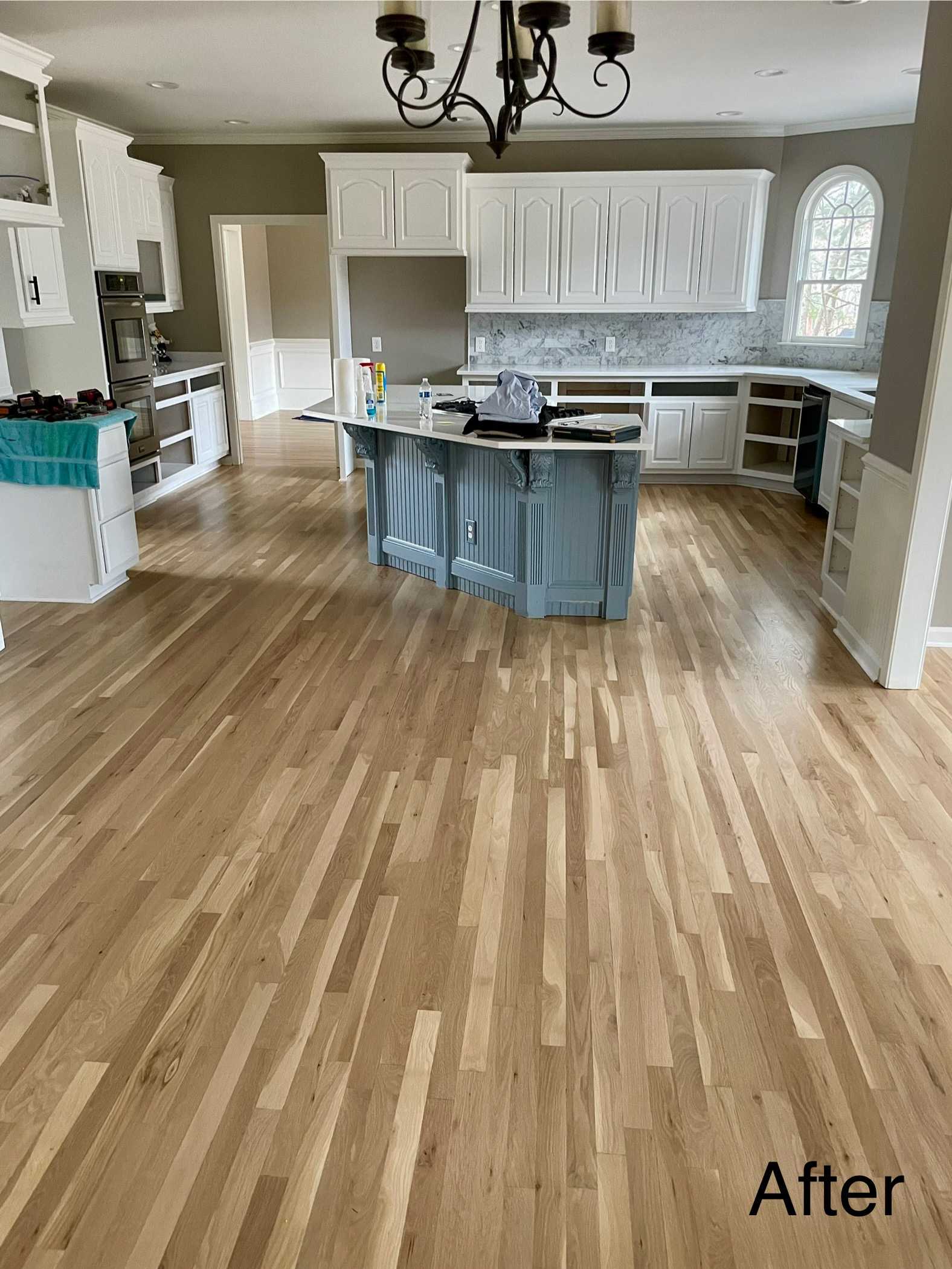 before and after kitchen flooring
