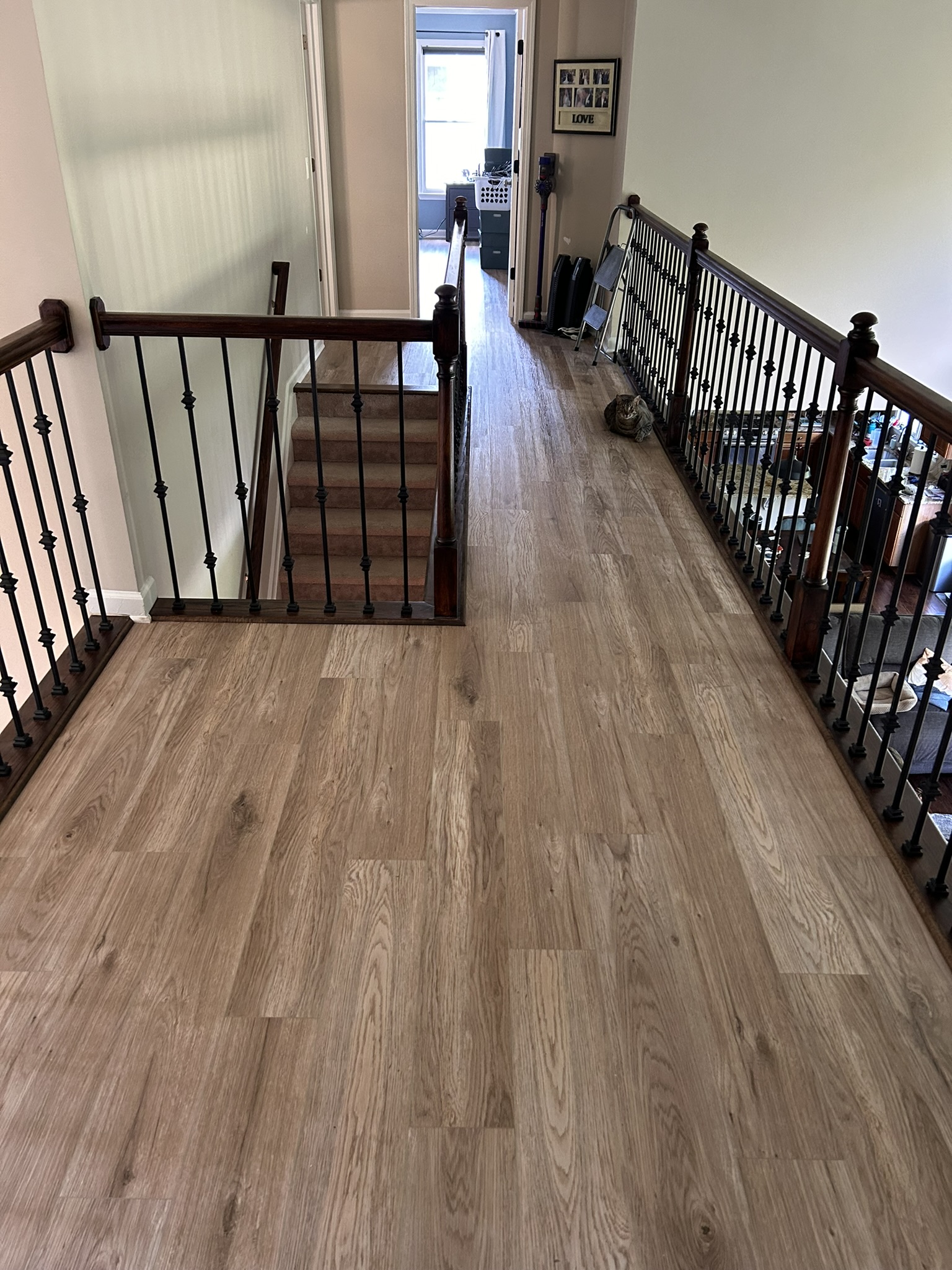 LVP flooring  gray tone