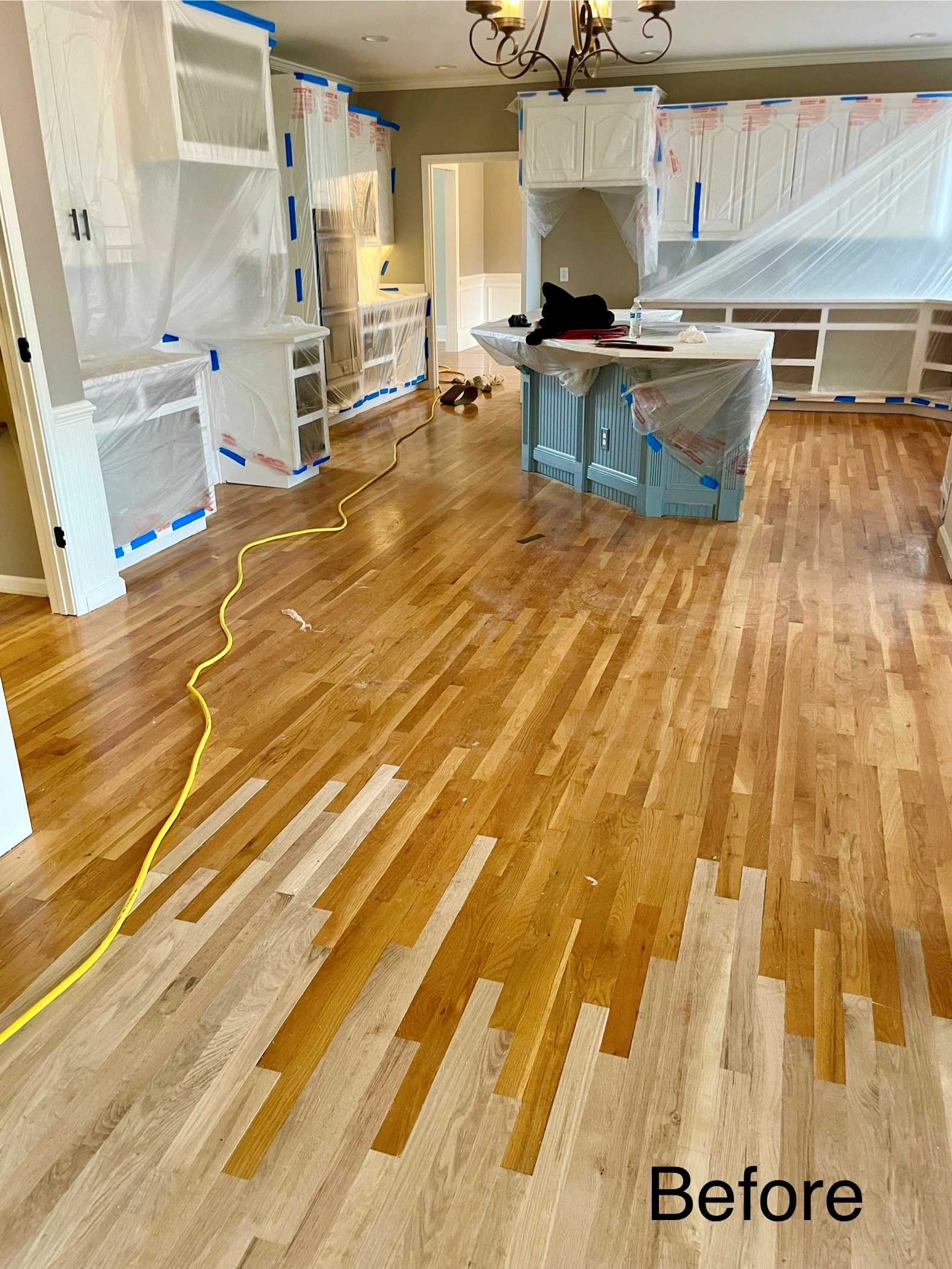 before and after flooring