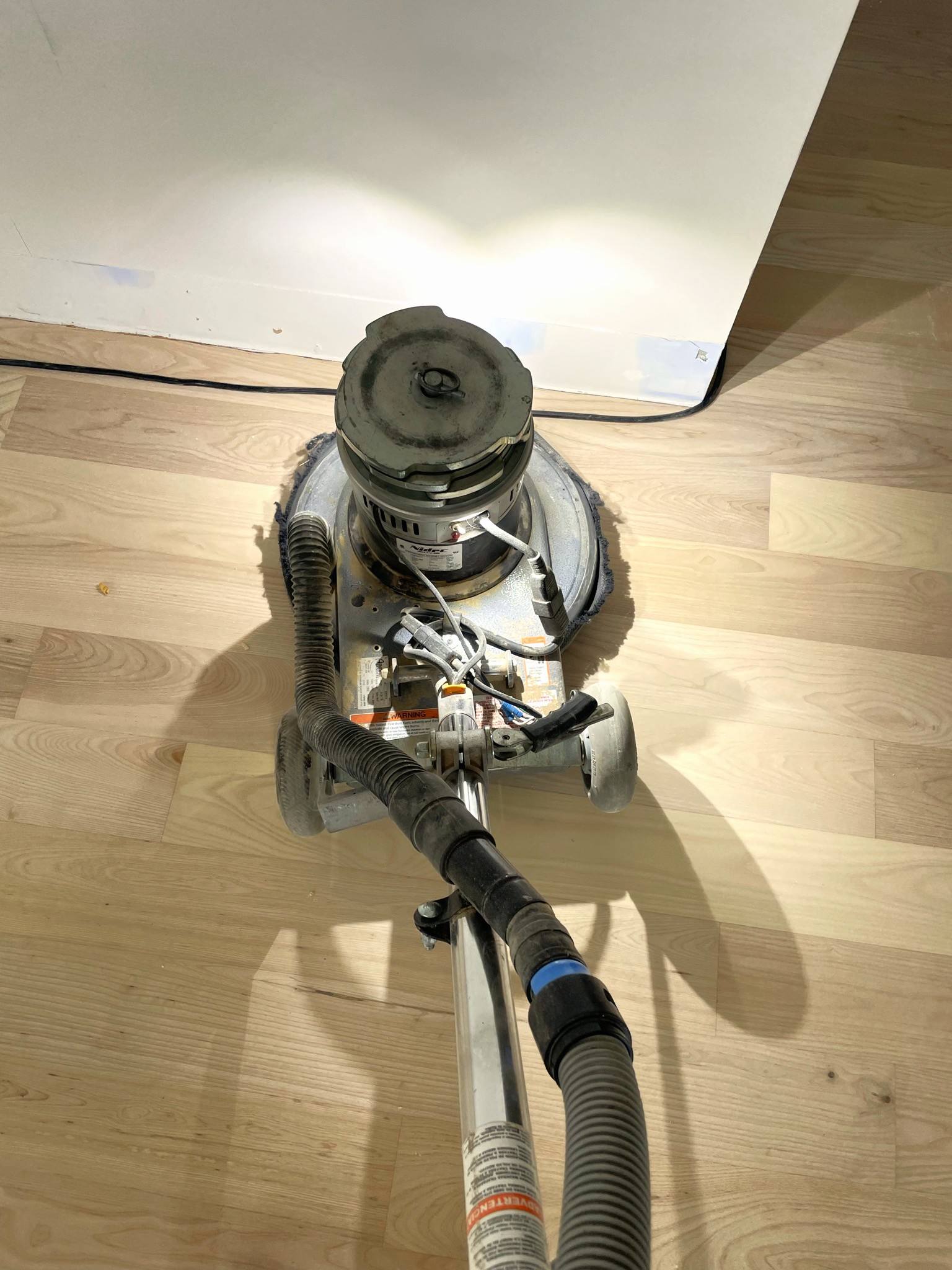 Buffing Ash hardwood 
