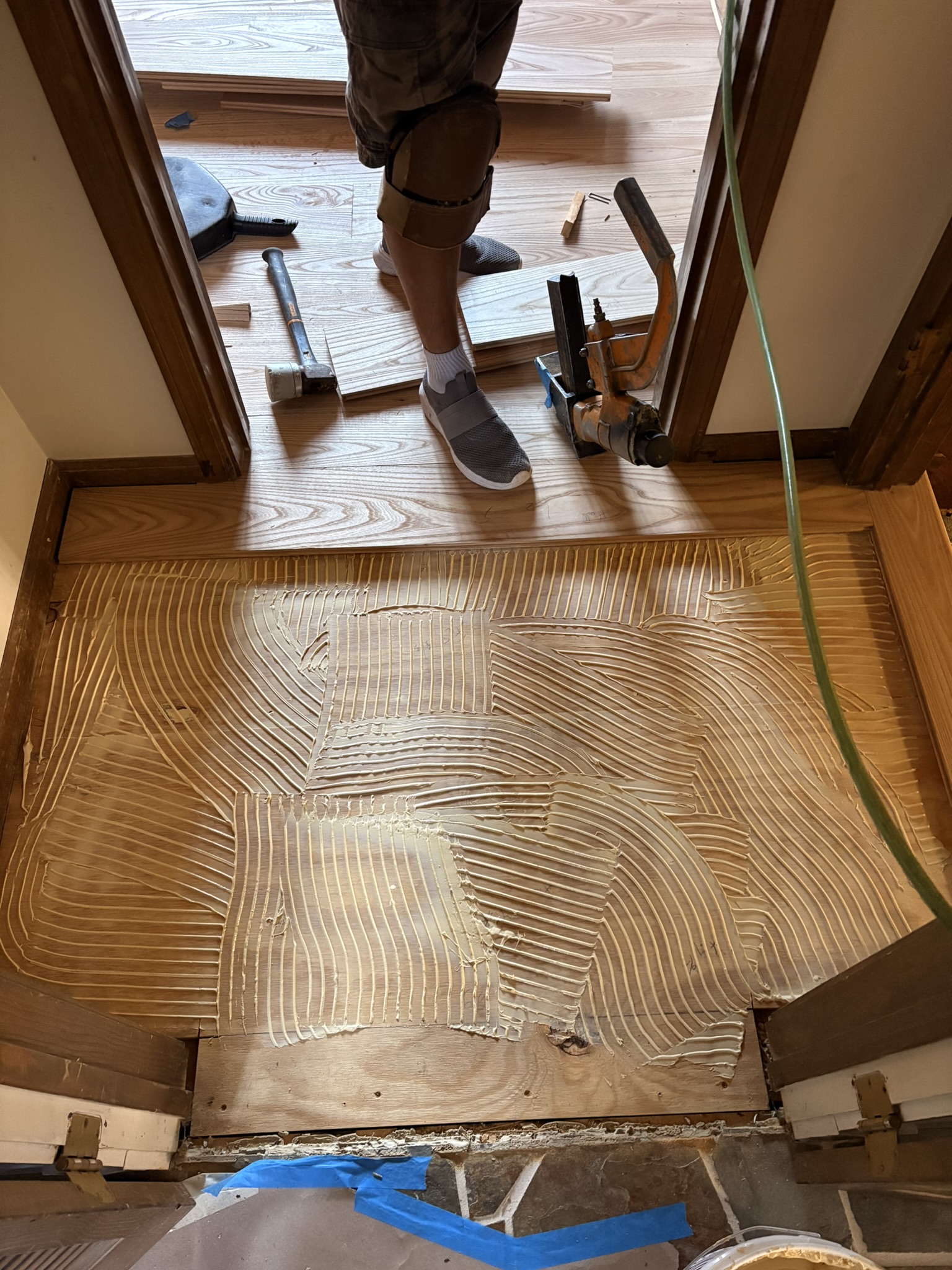 elm flooring installation
